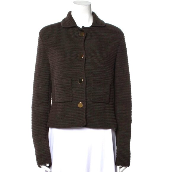 BOTTEGA VENETA CROCHET STRETCHY JACKET SIZE  L  NEW - Picture 14 of 15